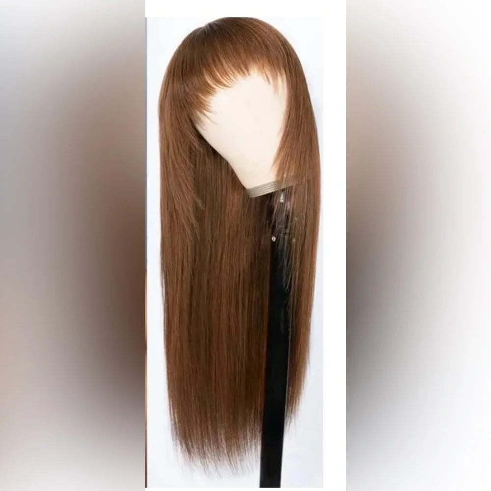 Blooming Hair  100% 10A Human Hair Bang Wig